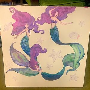 18X18 MERMAID WALL DECOR
